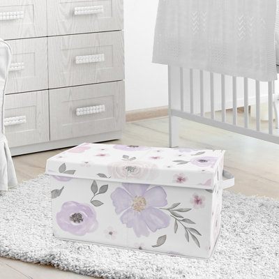 Watercolor Floral Toy Box by Sweet Jojo Designs