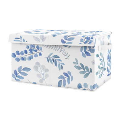 Botanical Floral Leaf Storage Fabric Toy Box by Sweet Jojo Designs