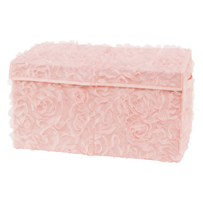 Rose Pink Storage Fabric Toy Box By Sweet Jojo Designs by Sweet Jojo Designs