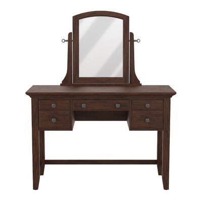 Moradian Modern Vanity with Mirror by August Grove