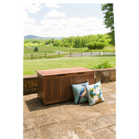 Evergreen Enterprises, Inc Water Resistant Eucalyptus Solid Wood Deck Box in Brown by Evergreen Enterprises, Inc