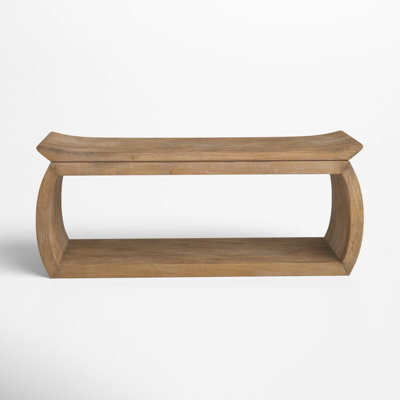 Lera Solid Wood Accent Stool by Joss & Main