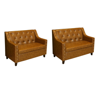 European-style Vintage Restaurant Cafe Bench Faux Leather Upholstered Bench by Visual card holder