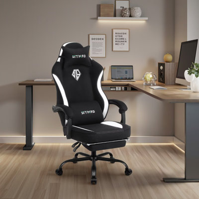 SITMOD Ergonomic Gaming Chair with Footrest and Lumbar Support for Adults Computer Office Chair by SITMOD
