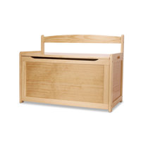 Melissa & Doug Solid + Manufactured Wood Toy Storage Bench