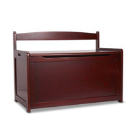 Melissa & Doug Solid + Manufactured Wood Toy Storage Bench