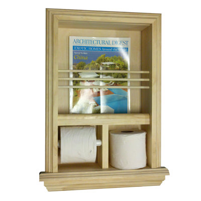 Meridian Recessed Magazine Rack by Timber Tree Cabinets