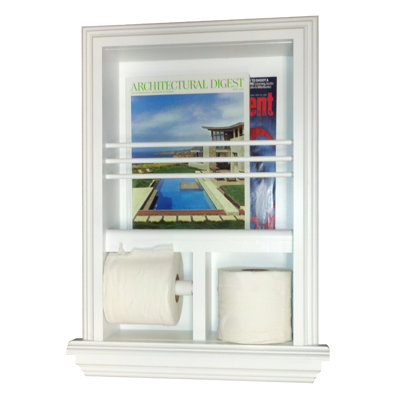 Meridian Recessed Magazine Rack by Timber Tree Cabinets