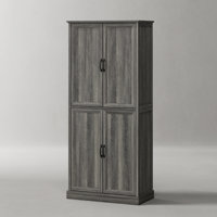 Hailiey Wood 71" H X 32" W X 16" D Office Storage Cabinet with Adjustable Shelf