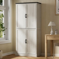 Hailiey Wood 71" H X 32" W X 16" D Office Storage Cabinet with Adjustable Shelf by Ophelia & Co.