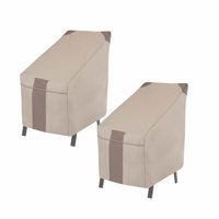 Modern Leisure Monterey Patio Swivel Lounge Chair Cover, 2-Pack, 37.5"L x 39.25"W x 38.5"H, Beige by Modern Leisure