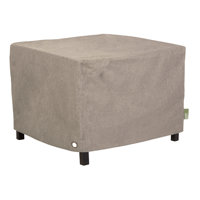 Modern Leisure Garrison Square Fire Pit Table Cover, Waterproof, 42" Square x 22"H, Sandstone by Modern Leisure