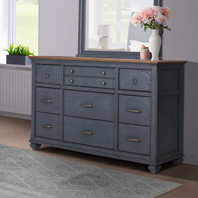 Wauneta 9-Drawer Dresser, No Assembly Required by Alcott Hill