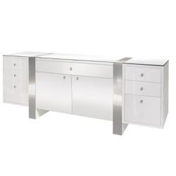 Nero 79" Wide 7 Drawer Credenza