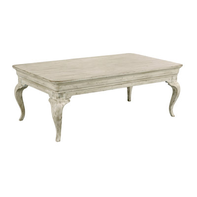 Shaylene Solid Wood 4 Legs Coffee Table by One Allium Way