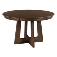 54" ROUND PEDESTAL TABLE, MOCHA by Kincaid