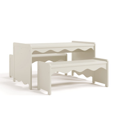 Casablanca Deluxe Montessori Indoor Kids Table And Bench Set by Storkcraft