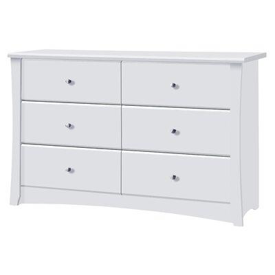 Crescent 6 Drawer Double Dresser by Storkcraft