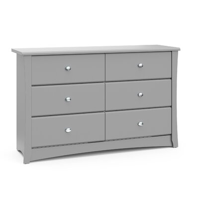 Crescent 6 Drawer Double Dresser by Storkcraft