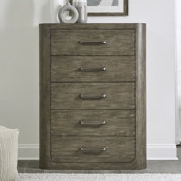 Shaly 5 Drawer Chest w/ Flat Front Drawers by Millwood Pines