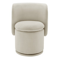 Adrielle Swivel Upholstered Barrel Chair by Joss & Main