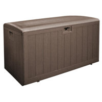 Plastic Development Group 130 Gallon Resin Outdoor Patio Storage Deck Box by Plastic Development Group