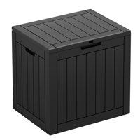 31 Gallon Waterproof Durable Lockable Deck Box with Seat by KAMABOKO