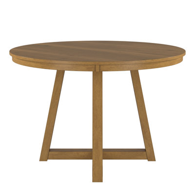 Cipolla Wood Finish Fixed Top Round Dining Table - 47" by Gracie Oaks