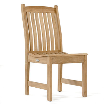 Teak Patio Dining Side Chair by Westminster Teak