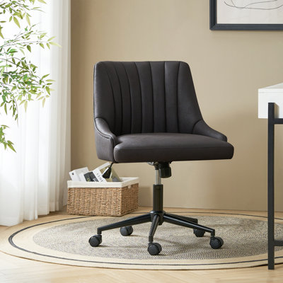 Kater Modern Tilting Rock Office Chair with Swivel and Tufted Back by Hokku Designs