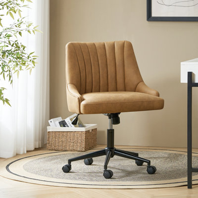 Kater Modern Tilting Rock Office Chair with Swivel and Tufted Back by Hokku Designs