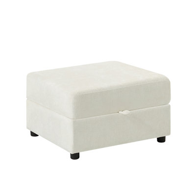 Jagger 29.5" Wide Polyester Square Standard Ottoman Set of 2 by Latitude Run