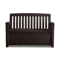Keter Patio 60 Gallon Durable Resin Outdoor Bench Storage and Organization Deck Box by Keter
