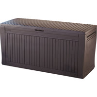 Keter Comfy 71 Gallon Durable Resin Outdoor Storage and Organization Deck Box Ideal For Garden Patio Furniture and Supplies by Keter