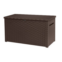 Keter Java 230 Gallon XXL Durable Resin Outdoor Storage and Organization Deck Box Ideal For Garden Patio Furniture and Supplies by Keter