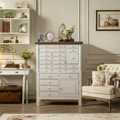 Vintage Style Drawer Storage Cabinet by Vivid Space Creation