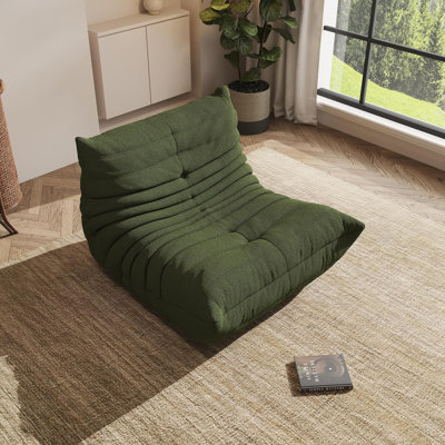 Bean Bag Chair, Oversized Bean Bag Chair for living Room, Fireside Chair for adults with Memory Foam Filled, Big Accent Sofa Lounge Floor Sofa for Gam by Kazoo