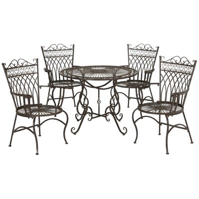 Akeyra Round 4 - Person 39.25" Long Dining Set