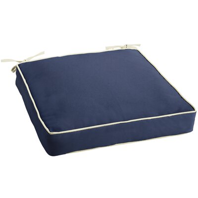 Livia Indoor/Outdoor Sunbrella Dining Chair Cushion by Longshore Tides