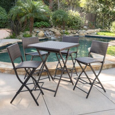 Kerr 5 Piece Bar Height Dining Set by Latitude Run