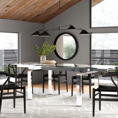 Vernice Evelina Extendable Dining Table by Latitude Run