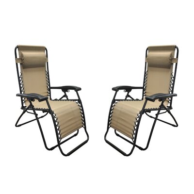 Pinedale Reclining / Folding Zero Gravity Chair by Hokku Designs