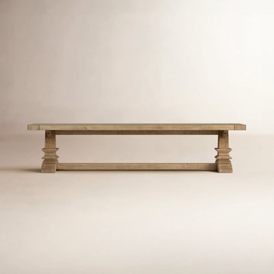 Vienna Reclaimed Pine Wood Dining Bench by Birch Lane