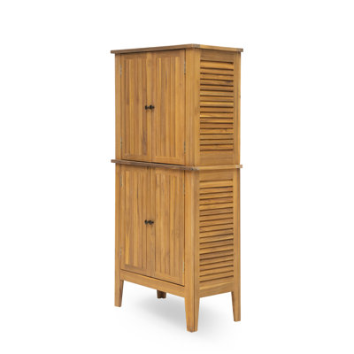 Kedzie Acacia Wood Cabinet by Lvchenman
