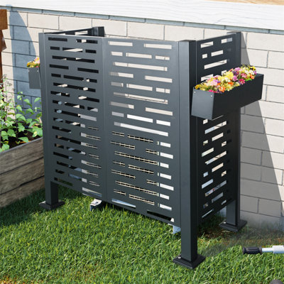 4*2 FT Air Conditioner Fence For Outdoor Units by Lvchenman
