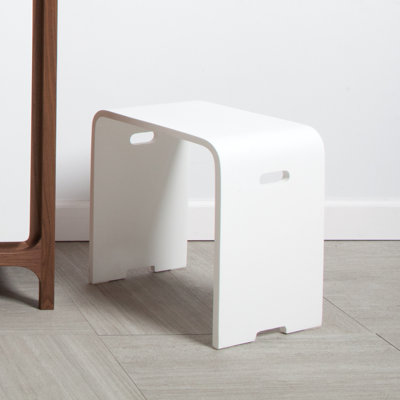 Sottile Solid Surface Accent Stool by LACAVA