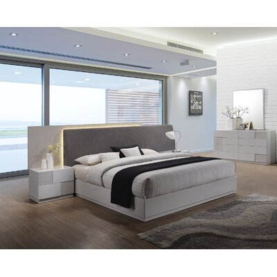 Lyset Platform Solid Wood 5 Piece Bedroom Set by Latitude Run