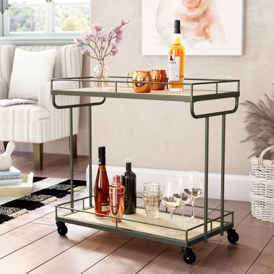 Evelee Bar Cart by Gracie Oaks