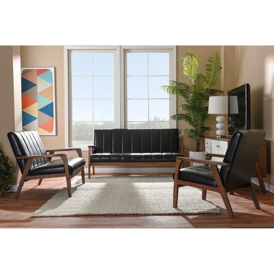 Charda 3 Piece Living Room Set by Wade Logan