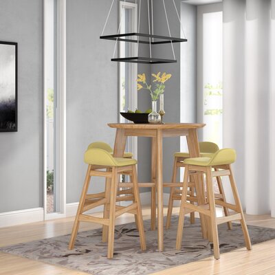 Breashears 5 Piece Dining Set by Wade Logan